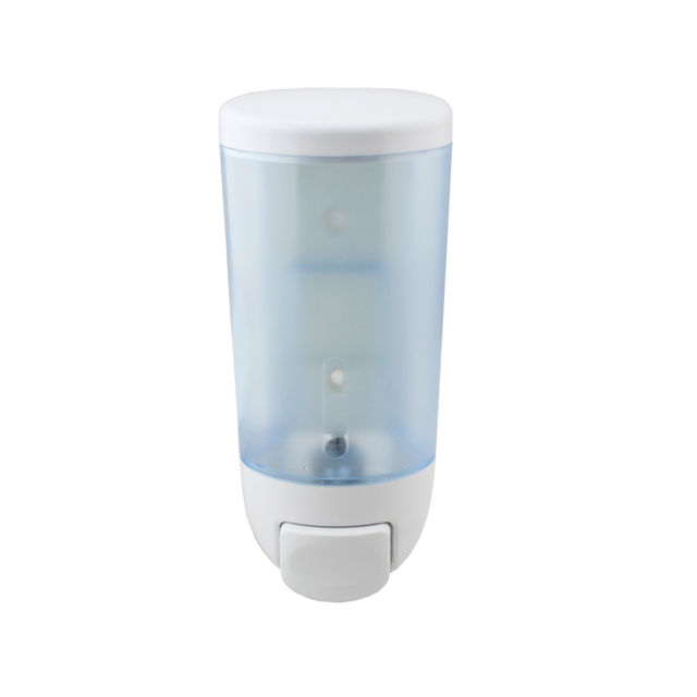 OJ-YL23W Badkamer 300 ml ABS Wit Handmatige dispenser voor vloeibare zeep Visuele venster Sanitair Wandmontage Doseer voor vloeibare zeep